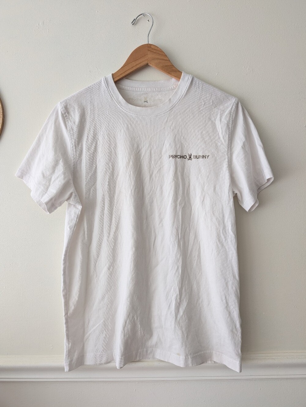 PSYCHO BUNNY Men’s T shirt White Logo 6